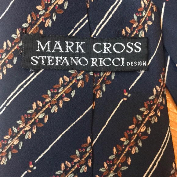 Mark Cross Stefani Ricci Silk Tie - Picture 3 of 4